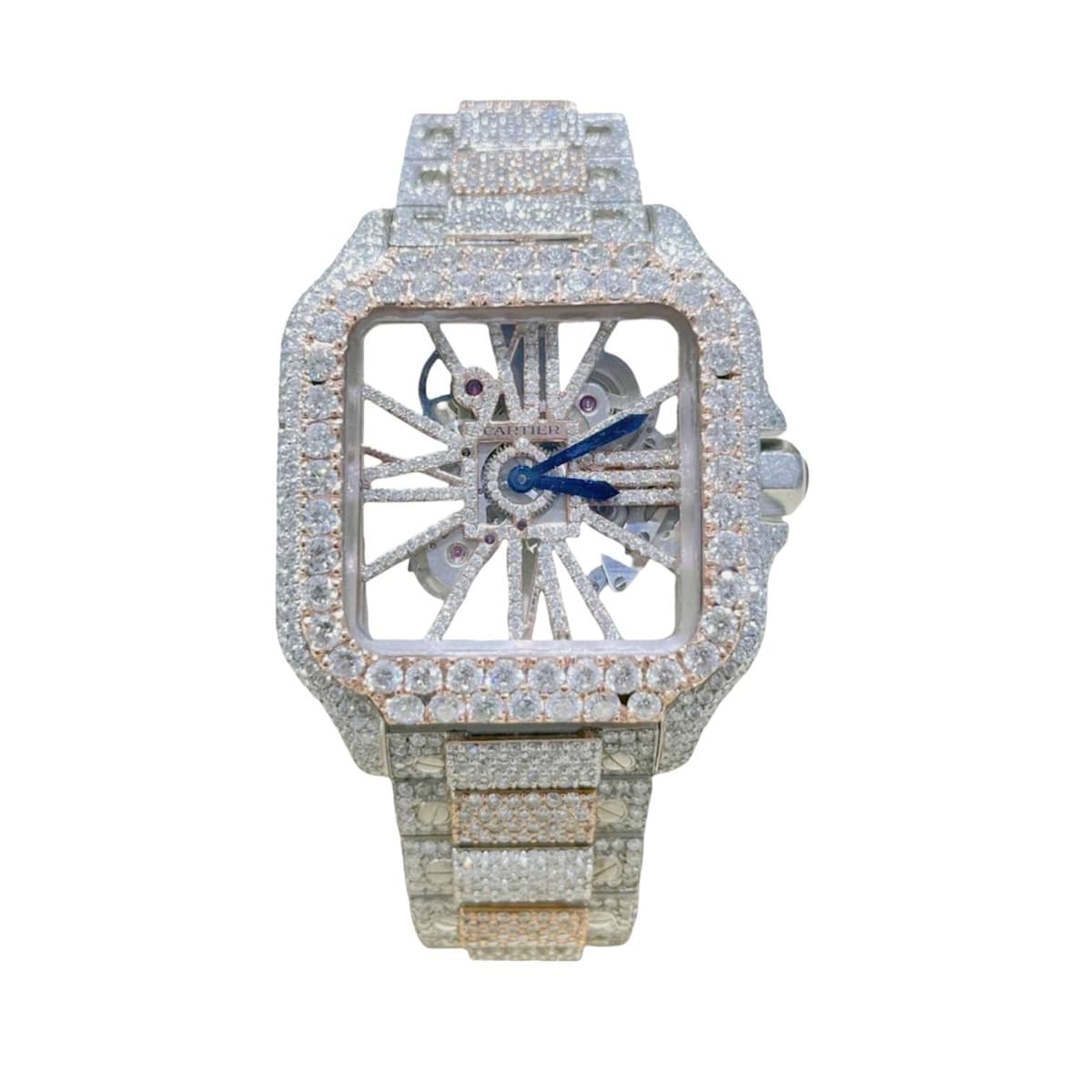 ICED OUT SKELETON CARTI WHITE GOLD
